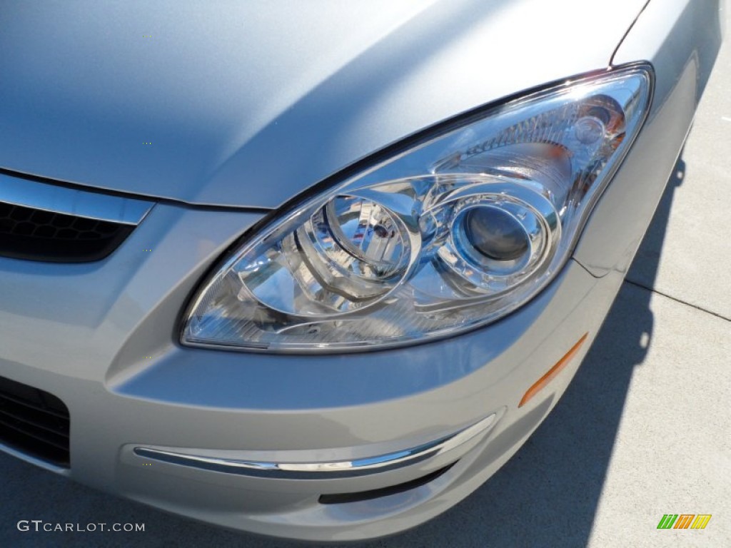 2012 Elantra GLS Touring - Shimmering Silver / Black photo #9