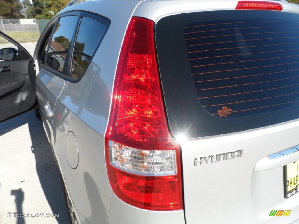 2012 Elantra GLS Touring - Shimmering Silver / Black photo #13