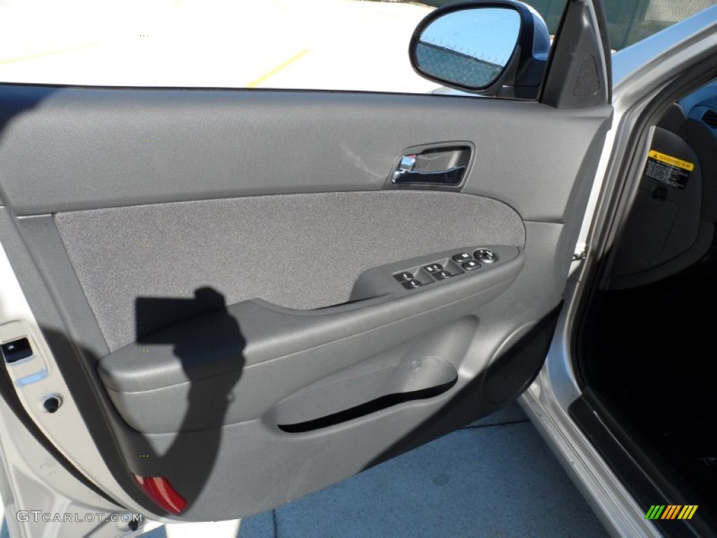 2012 Elantra GLS Touring - Shimmering Silver / Black photo #23
