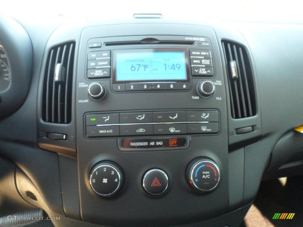 2012 Elantra GLS Touring - Shimmering Silver / Black photo #28