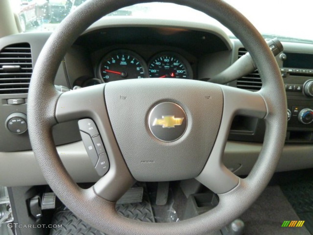 2011 Silverado 1500 LS Extended Cab 4x4 - Sheer Silver Metallic / Dark Titanium photo #16