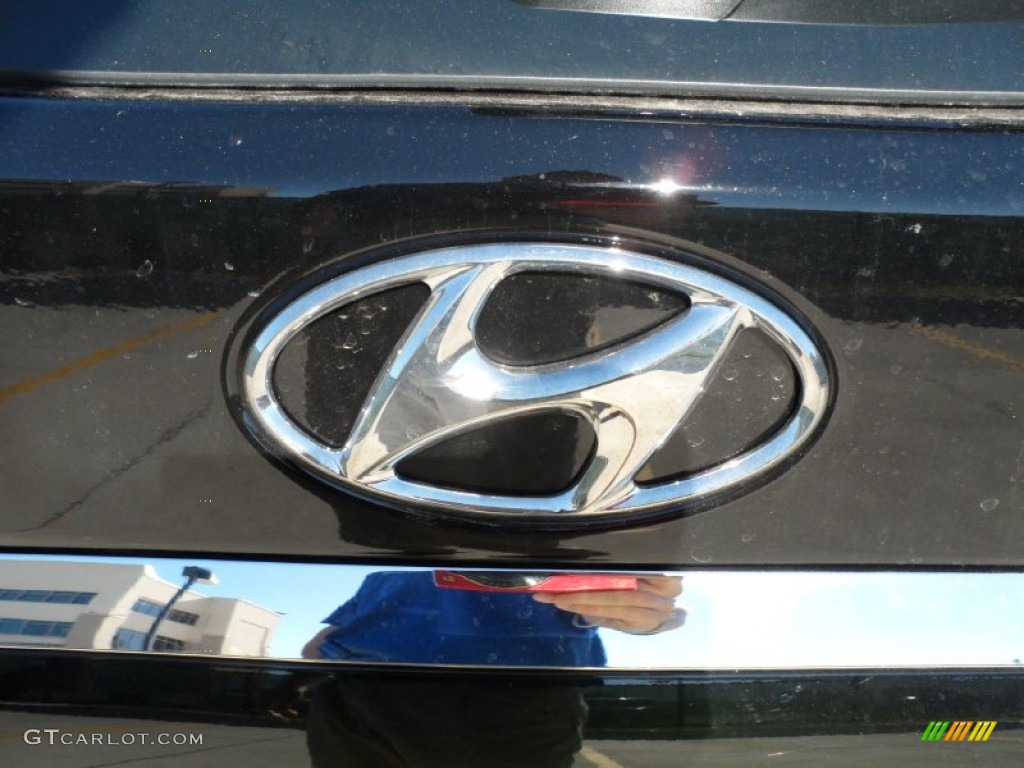 2012 Elantra GLS Touring - Black Noir Pearl / Black photo #15