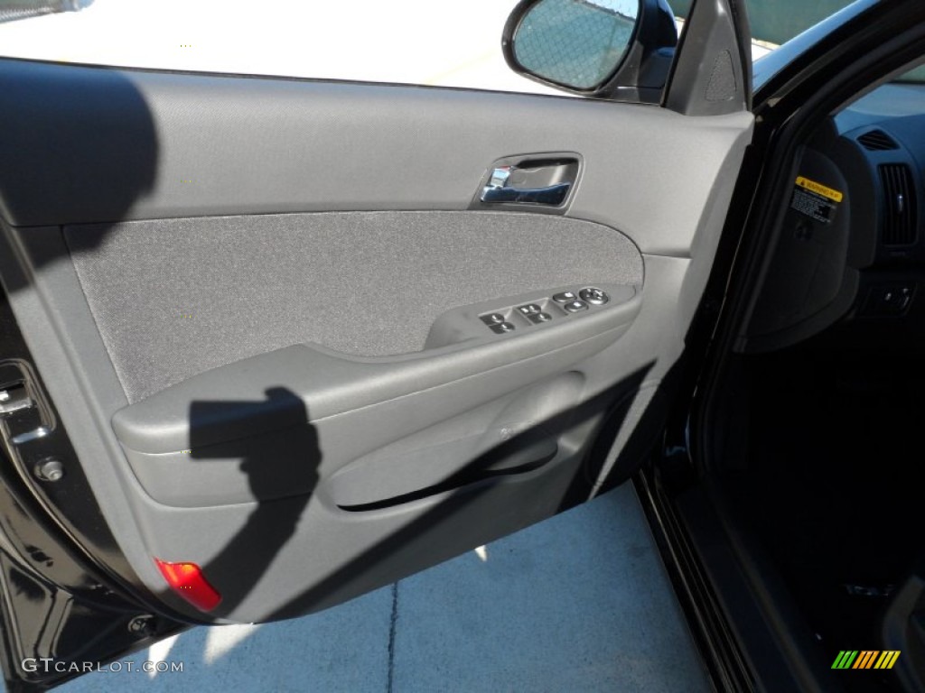 2012 Elantra GLS Touring - Black Noir Pearl / Black photo #23