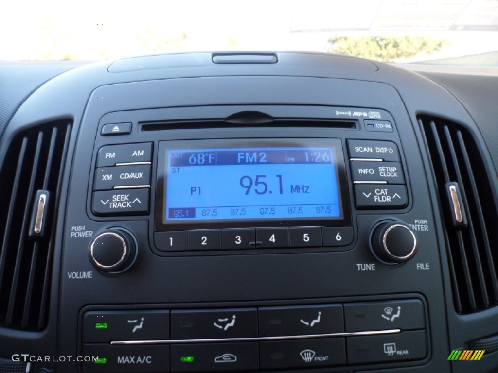 2012 Elantra GLS Touring - Black Noir Pearl / Black photo #29