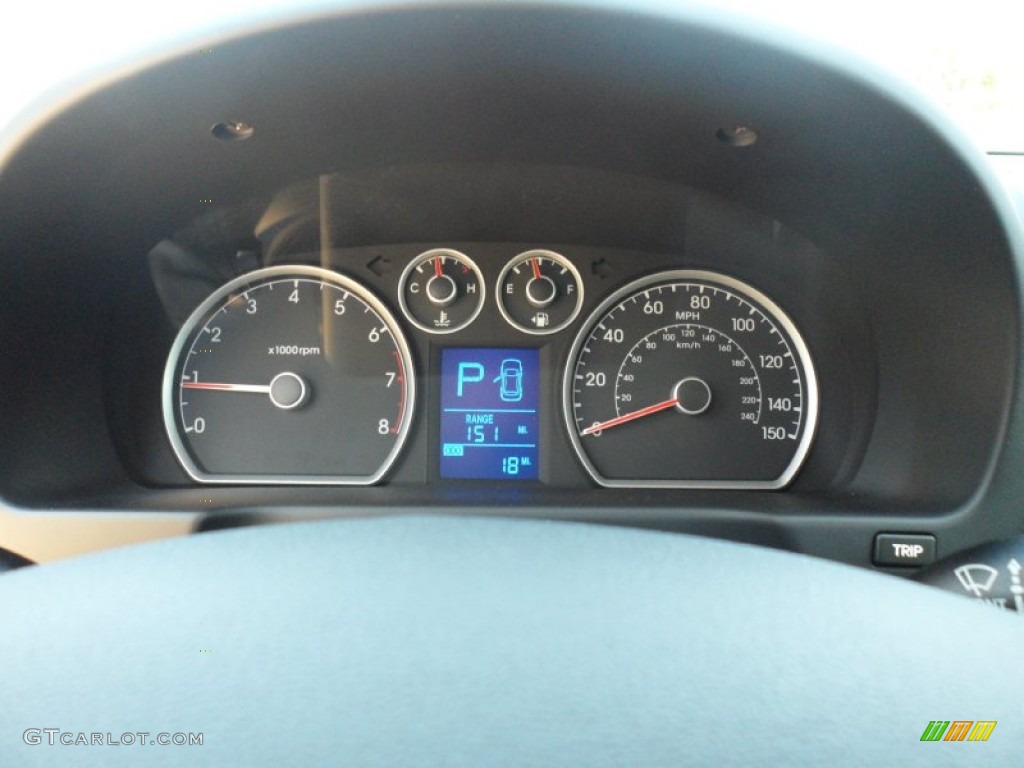 2012 Elantra GLS Touring - Black Noir Pearl / Black photo #33