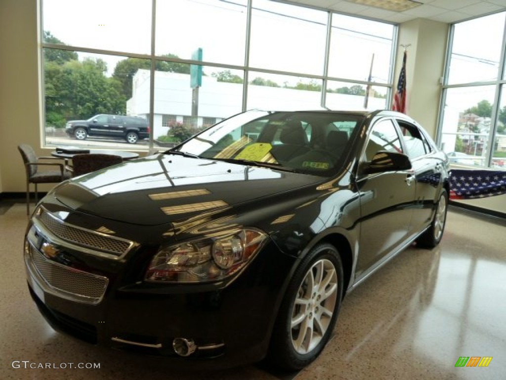 2011 Malibu LTZ - Black Granite Metallic / Ebony photo #1