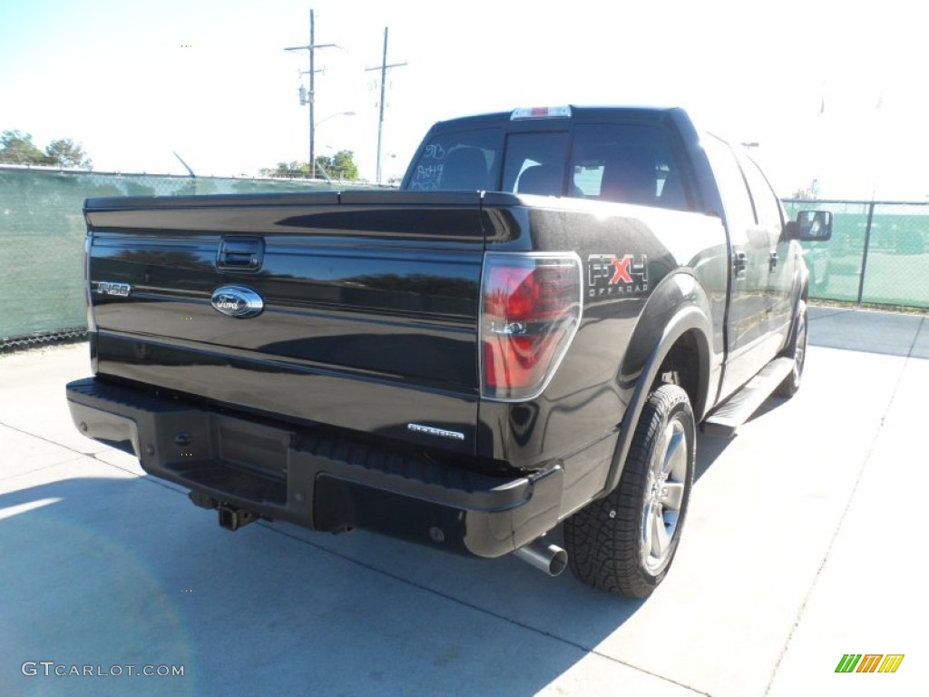 2011 F150 FX4 SuperCrew 4x4 - Ebony Black / Black photo #3