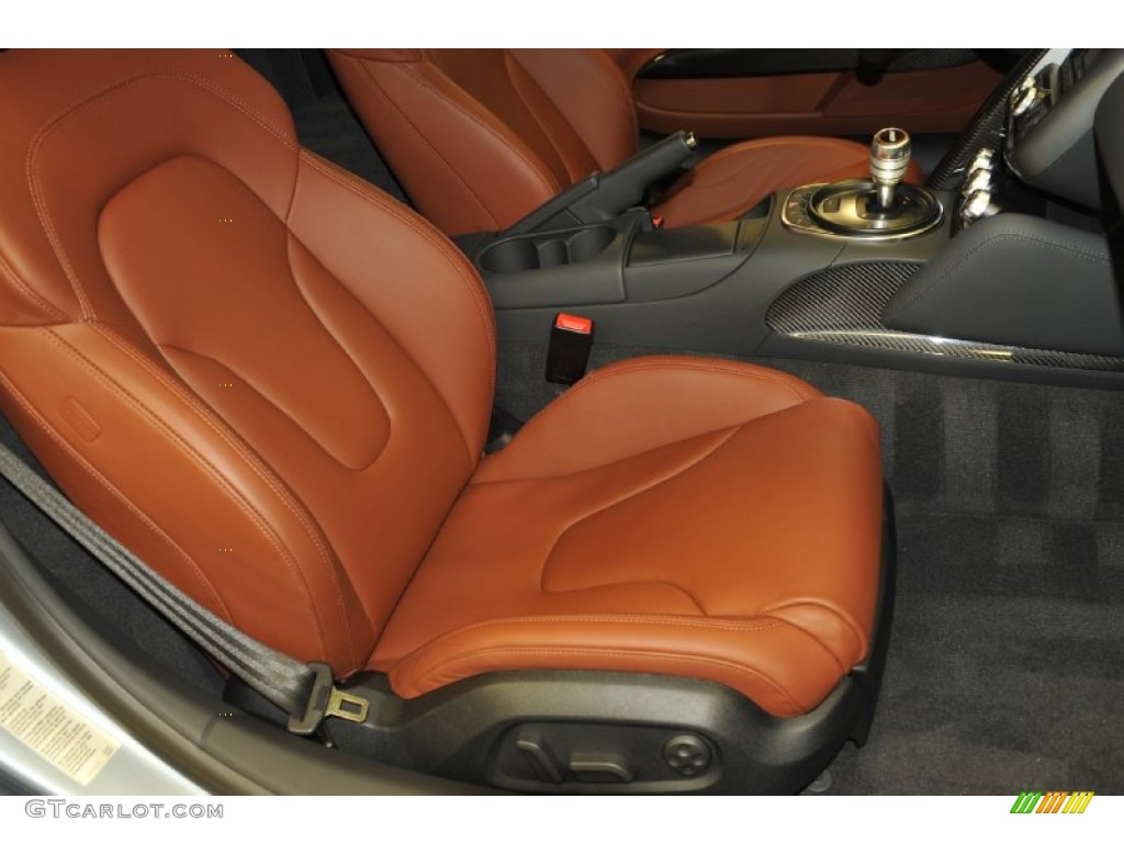 Tuscan Brown Interior 2011 Audi R8 5.2 FSI quattro Photo #56646699