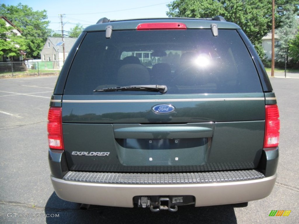 2004 Explorer Eddie Bauer 4x4 - Aspen Green Metallic / Medium Parchment photo #6