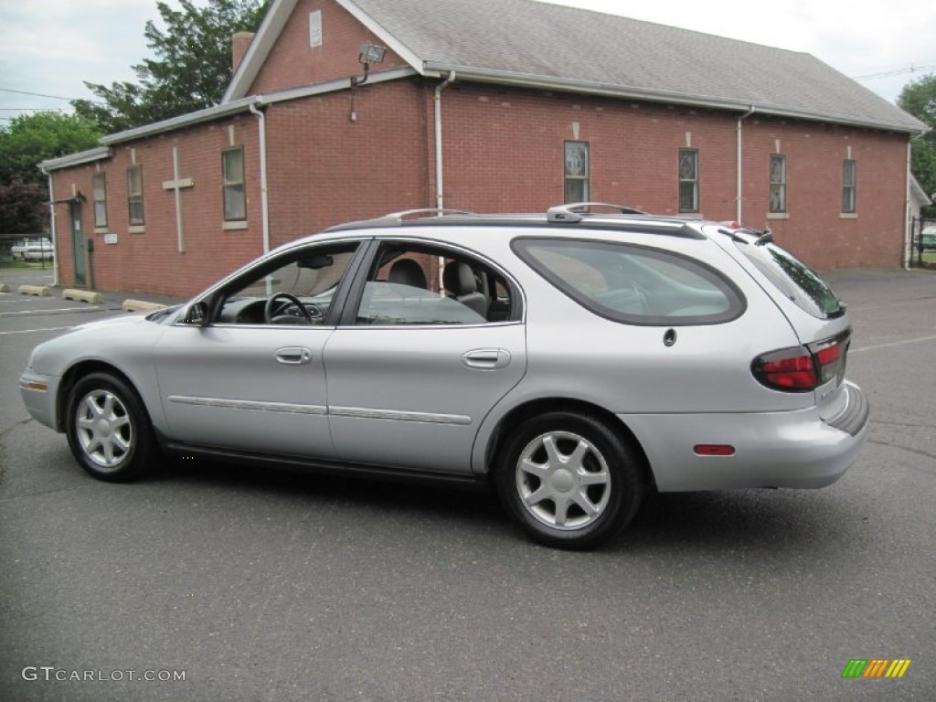 2003 Sable LS Premium Wagon - Silver Frost Metallic / Medium Graphite photo #4