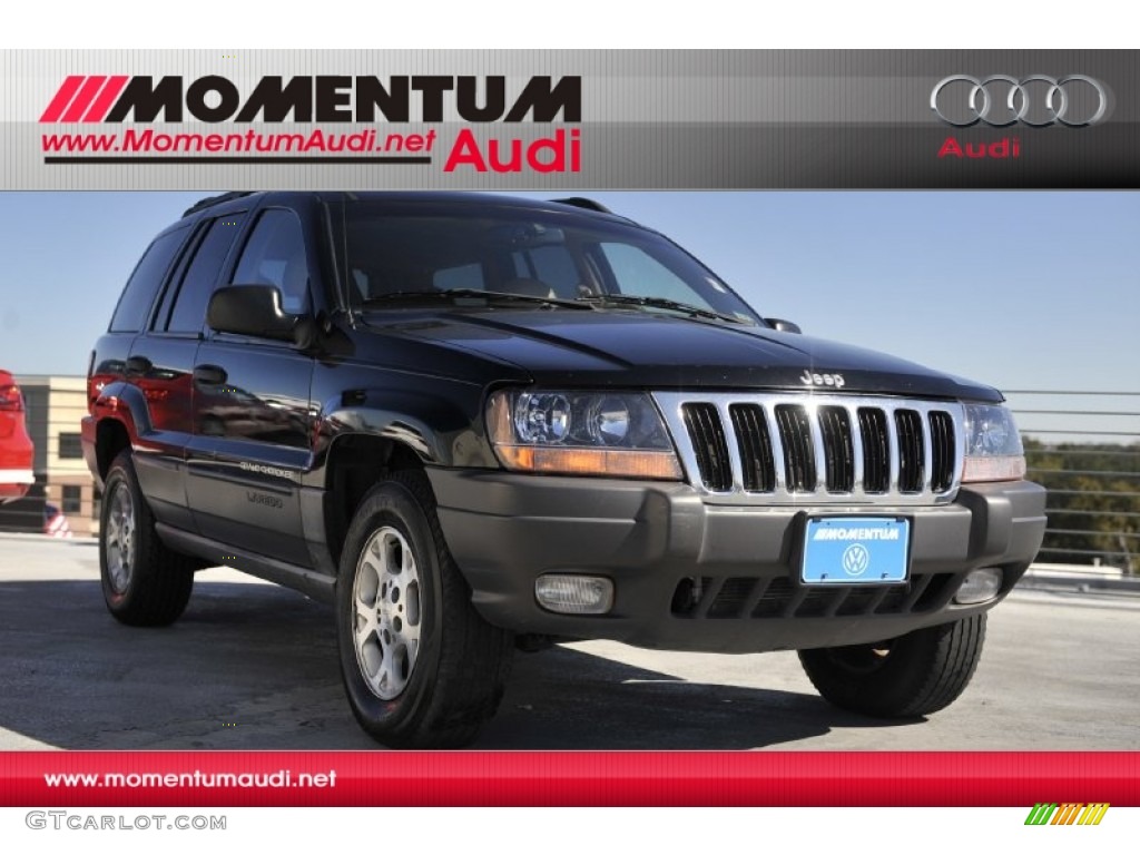 2000 Grand Cherokee Laredo - Black / Camel photo #1