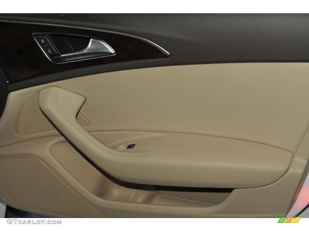 2012 A6 3.0T quattro Sedan - Ibis White / Velvet Beige photo #29