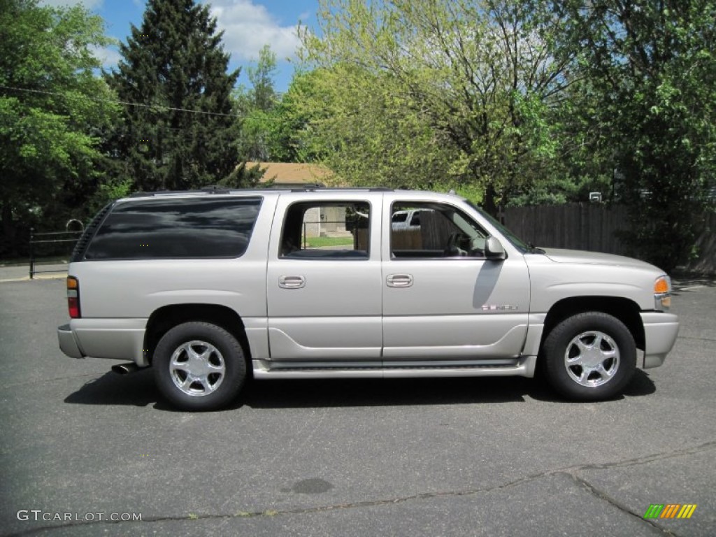 2004 Yukon XL Denali AWD - Silver Birch Metallic / Stone Gray photo #9