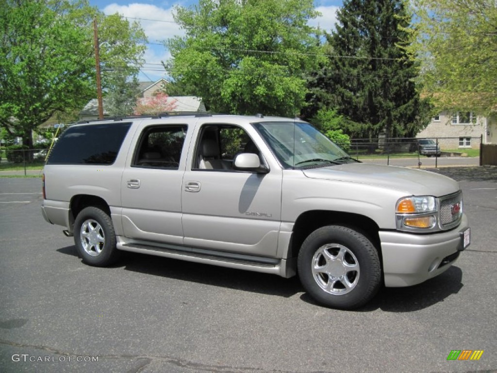 2004 Yukon XL Denali AWD - Silver Birch Metallic / Stone Gray photo #10