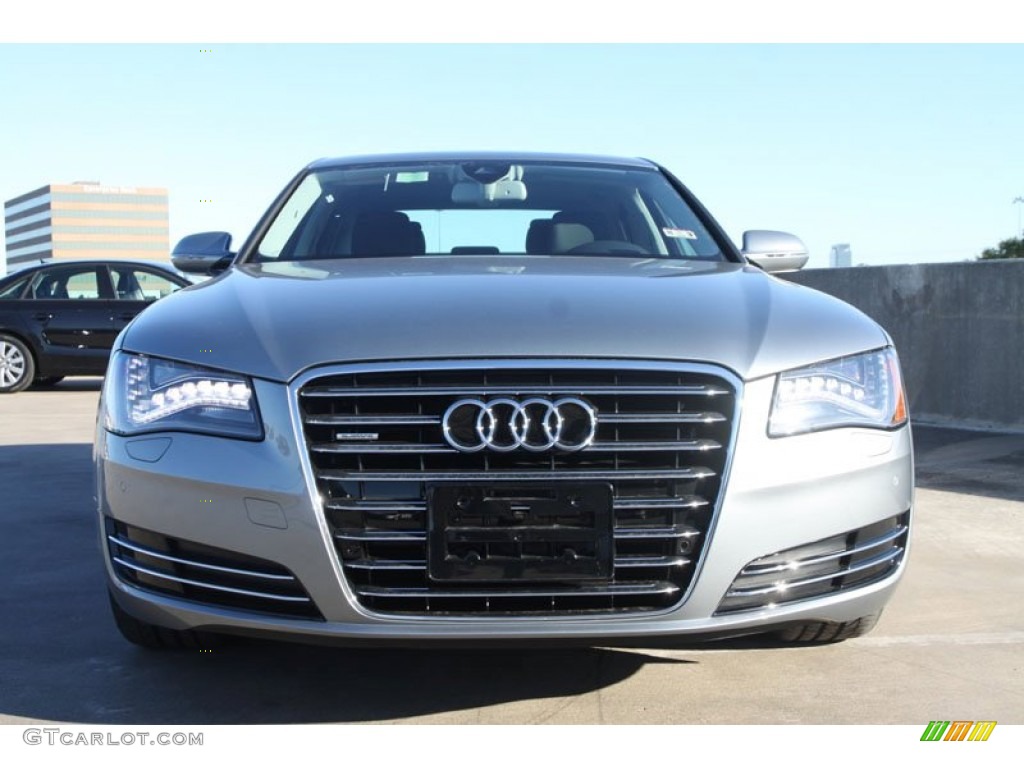 Quartz Grey Metallic 2012 Audi A8 4.2 quattro Exterior Photo #56649216