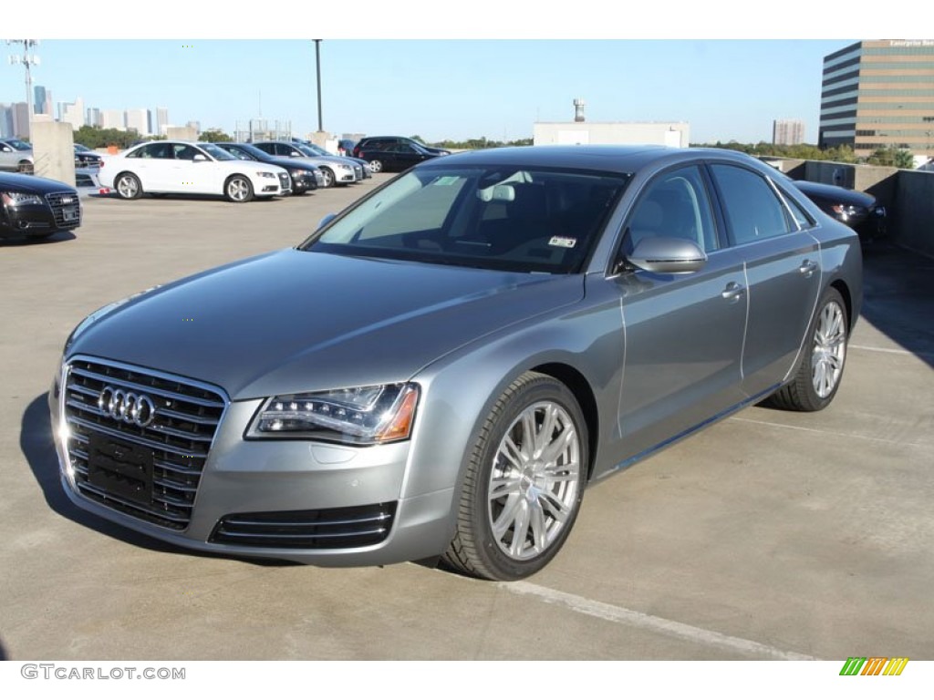 Quartz Grey Metallic 2012 Audi A8 4.2 quattro Exterior Photo #56649222