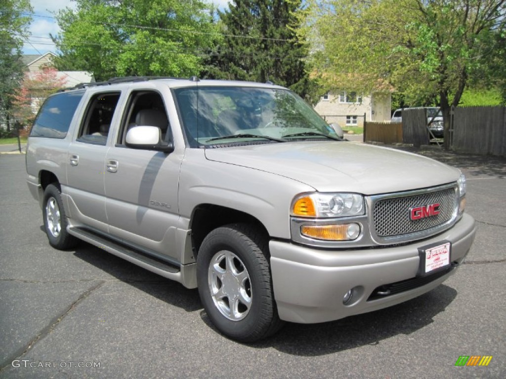 2004 Yukon XL Denali AWD - Silver Birch Metallic / Stone Gray photo #11