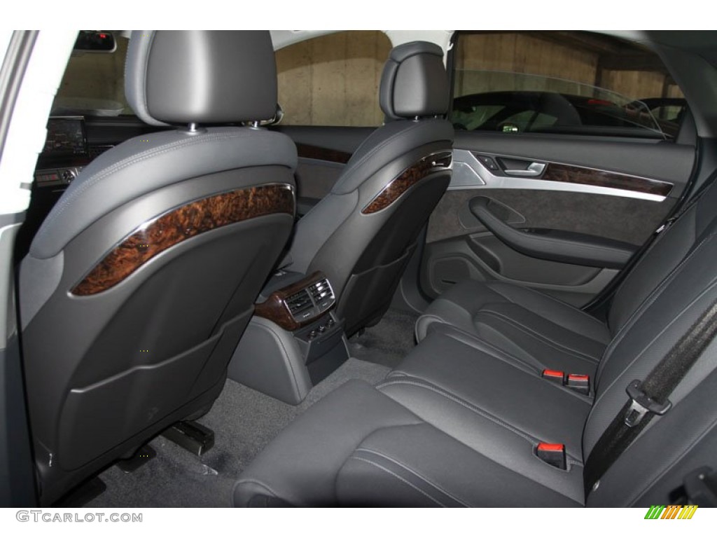 Black Interior 2012 Audi A8 4.2 quattro Photo #56649375
