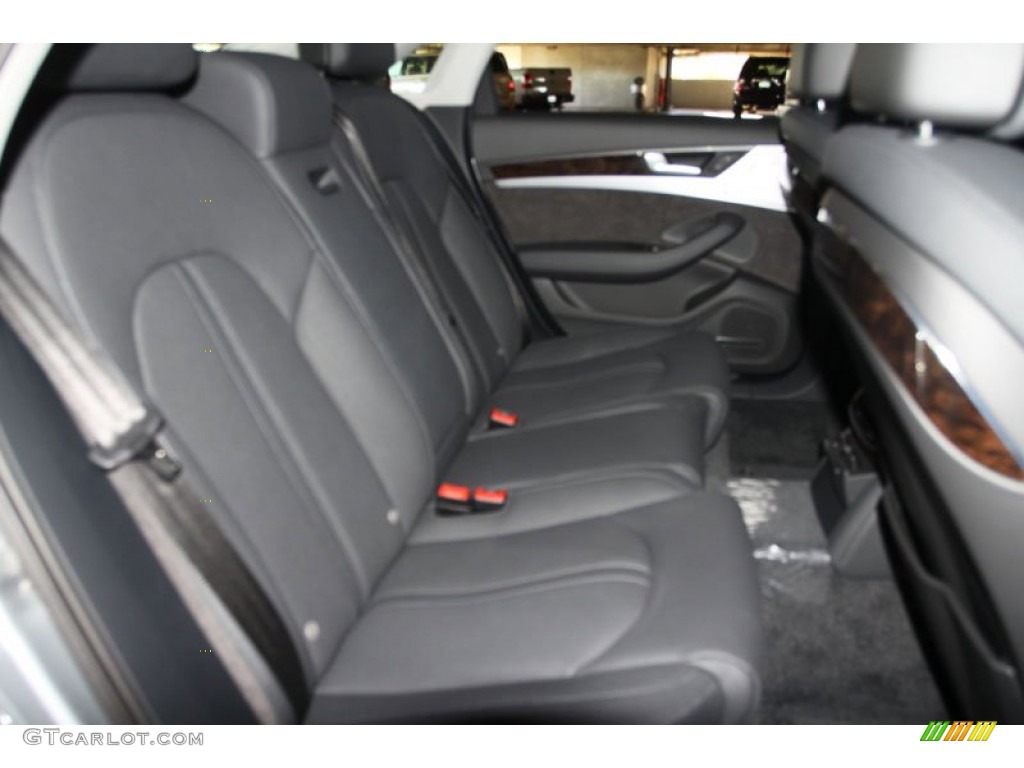 Black Interior 2012 Audi A8 4.2 quattro Photo #56649411