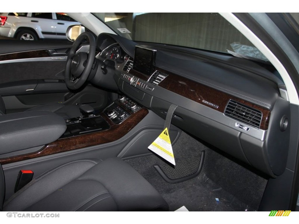 2012 Audi A8 4.2 quattro Black Dashboard Photo #56649417