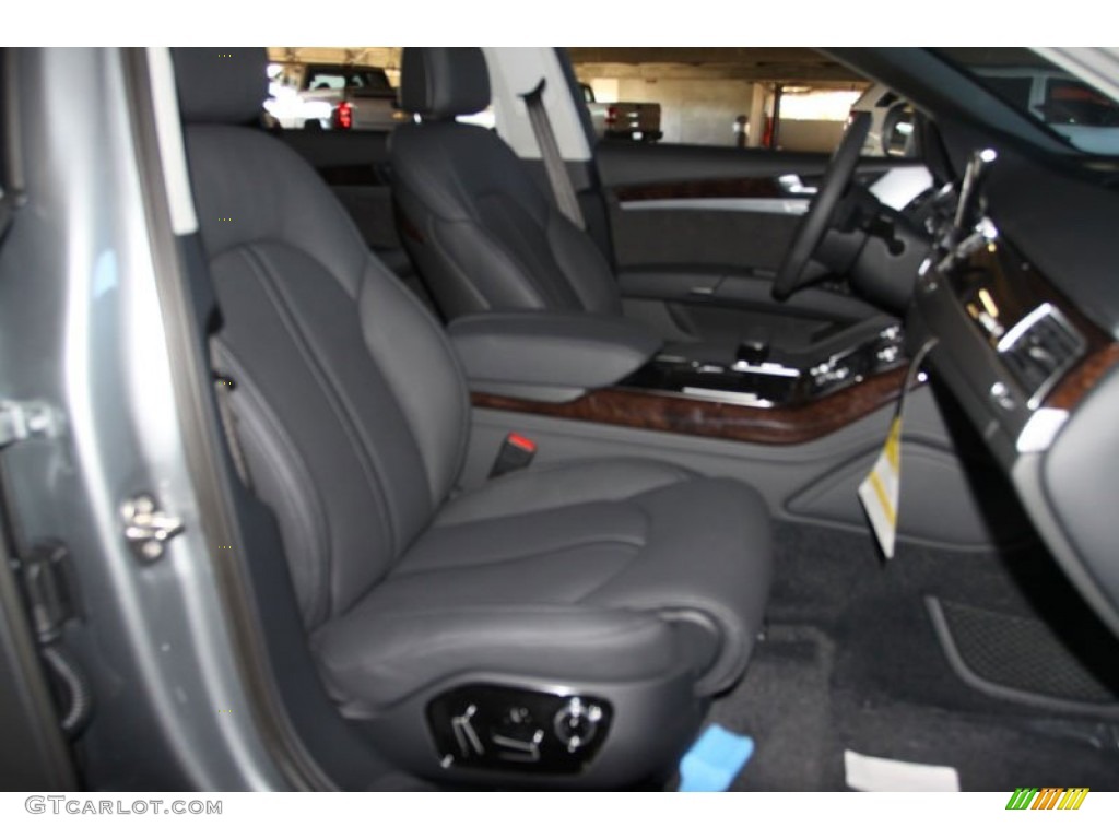 Black Interior 2012 Audi A8 4.2 quattro Photo #56649426