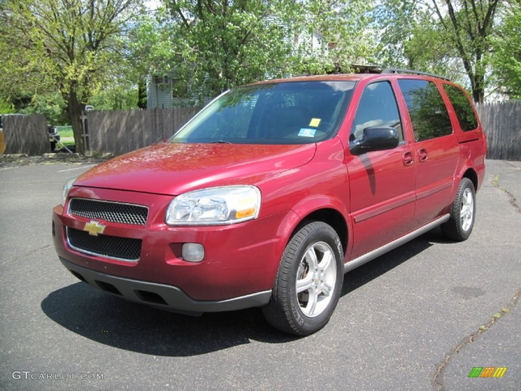 2005 Uplander LS - Sport Red Metallic / Medium Gray photo #2