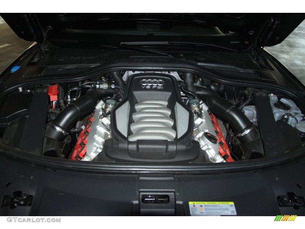 2012 Audi A8 L 4.2 quattro 4.2 Liter FSI DOHC 32-Valve VVT V8 Engine Photo #56649705