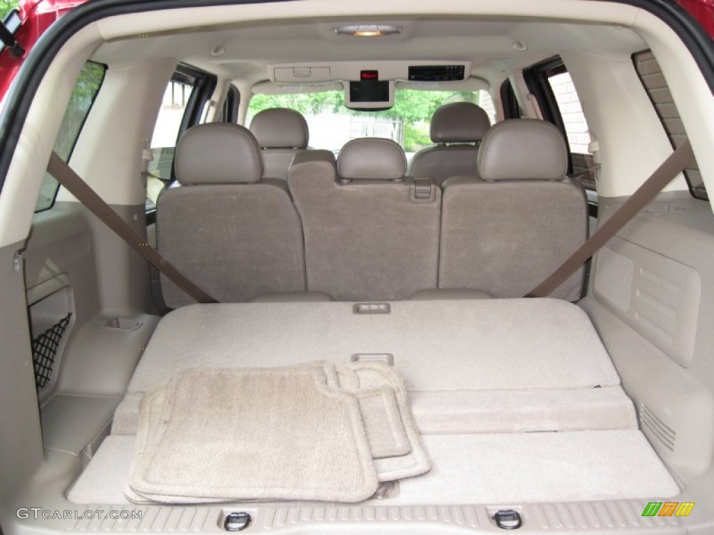 2004 Explorer Eddie Bauer 4x4 - Redfire Metallic / Medium Parchment photo #30
