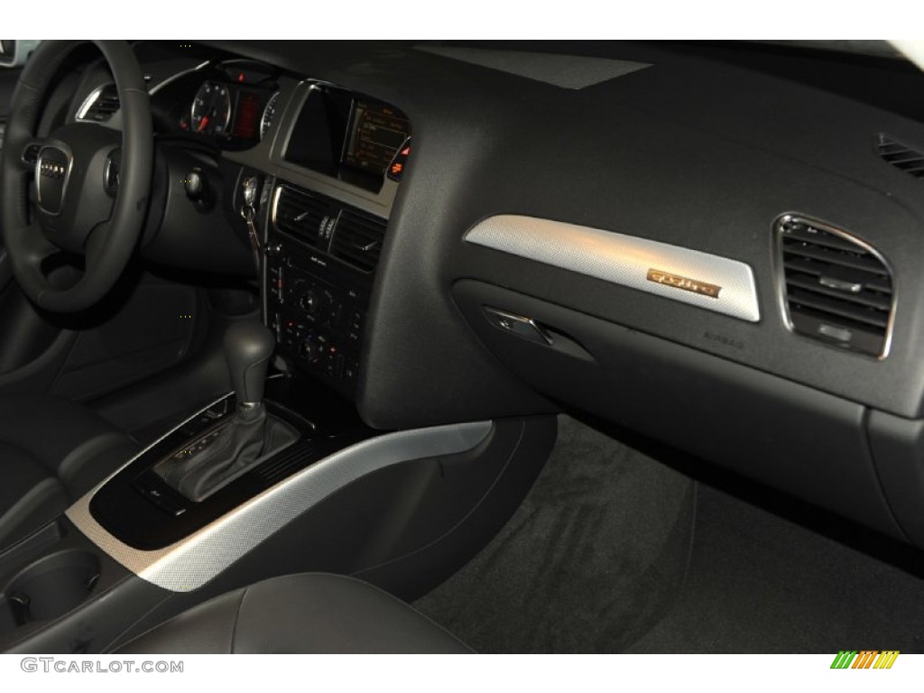 2012 Audi A4 2.0T quattro Sedan Black Dashboard Photo #56650539