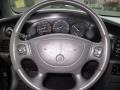 2002 Buick Regal Graphite Interior Steering Wheel Photo