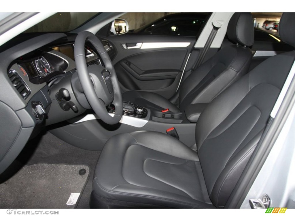 Black Interior 2012 Audi A4 2.0T quattro Sedan Photo #56651367
