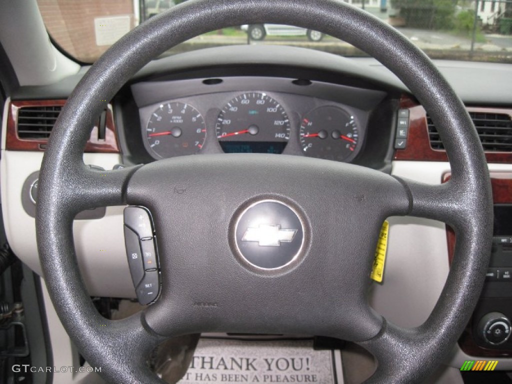 2007 Chevrolet Impala LT Gray Steering Wheel Photo #56651964
