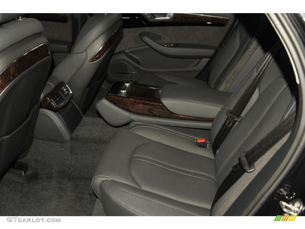Black Interior 2012 Audi A8 L 4.2 quattro Photo #56652012