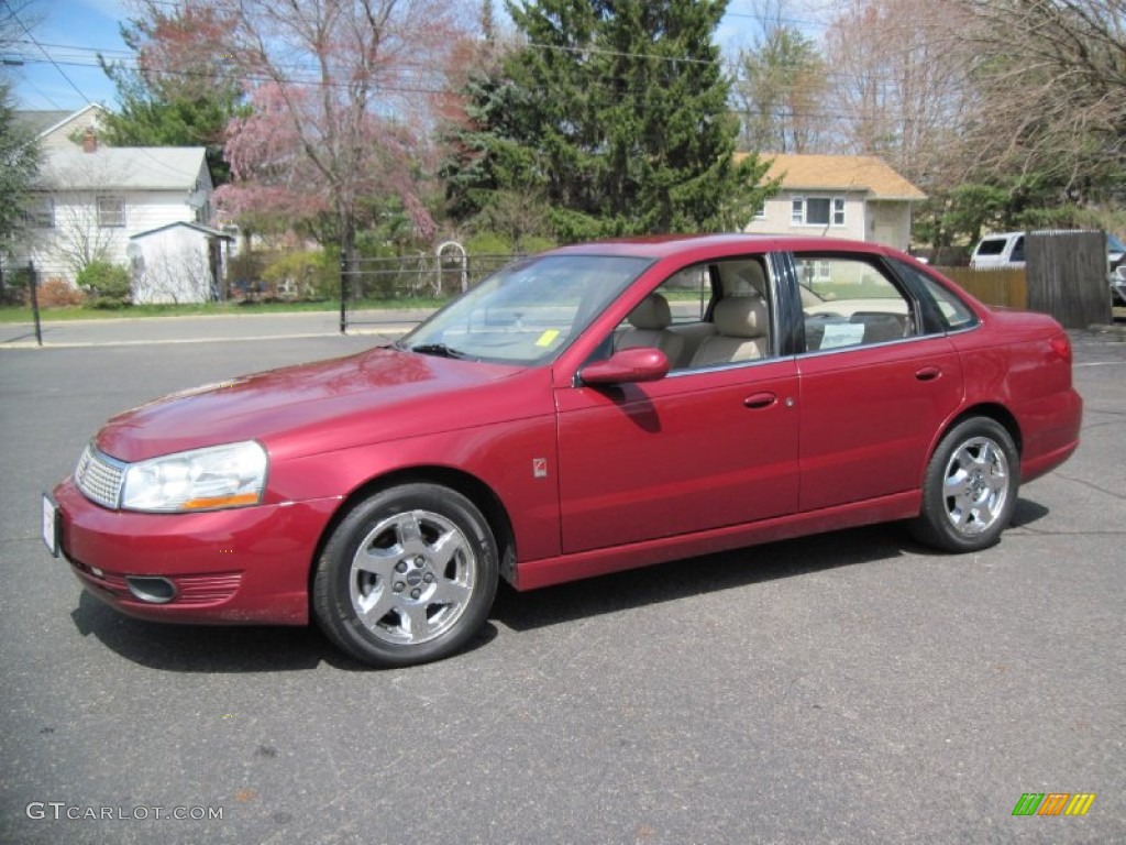 2005 L Series L300 Sedan - Berry Red / Tan photo #3