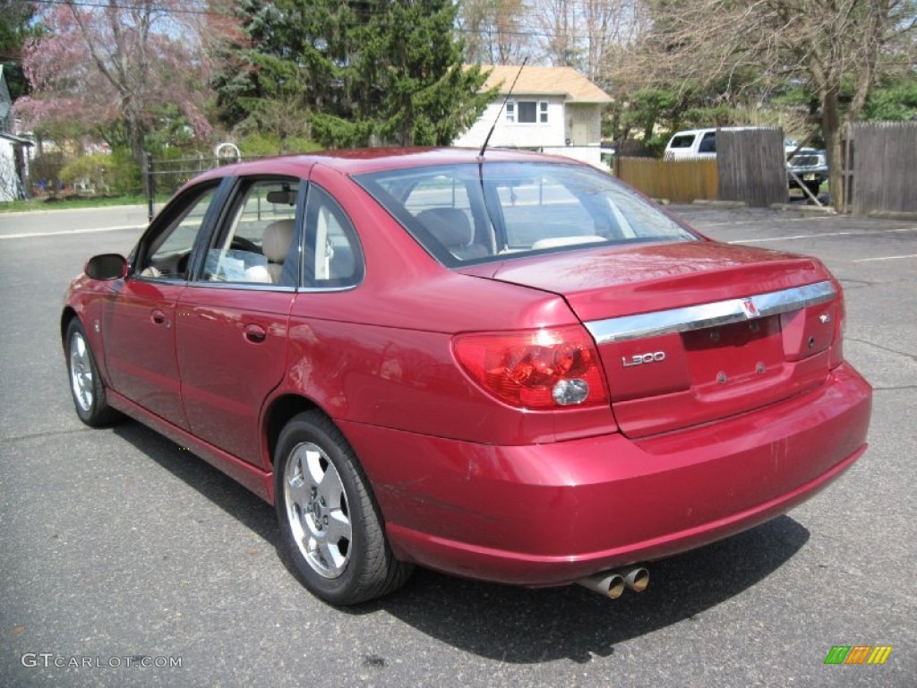 2005 L Series L300 Sedan - Berry Red / Tan photo #5