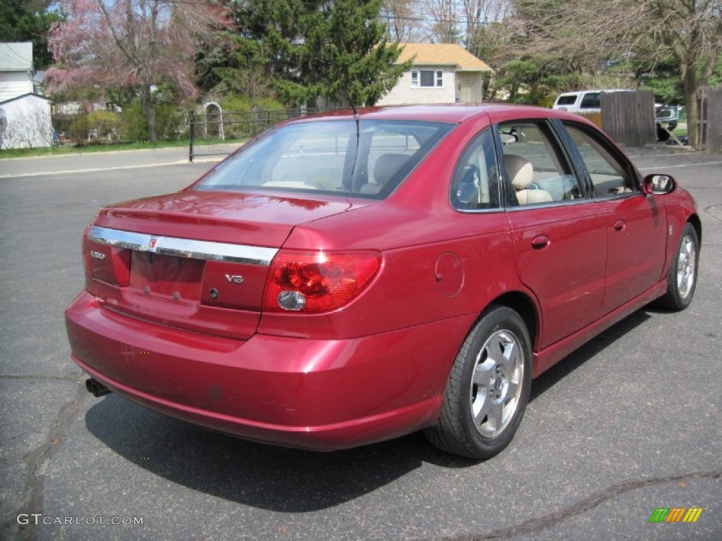 2005 L Series L300 Sedan - Berry Red / Tan photo #7