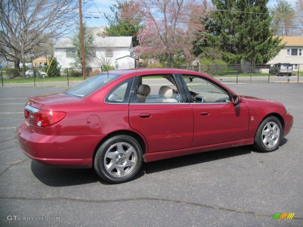 2005 L Series L300 Sedan - Berry Red / Tan photo #8