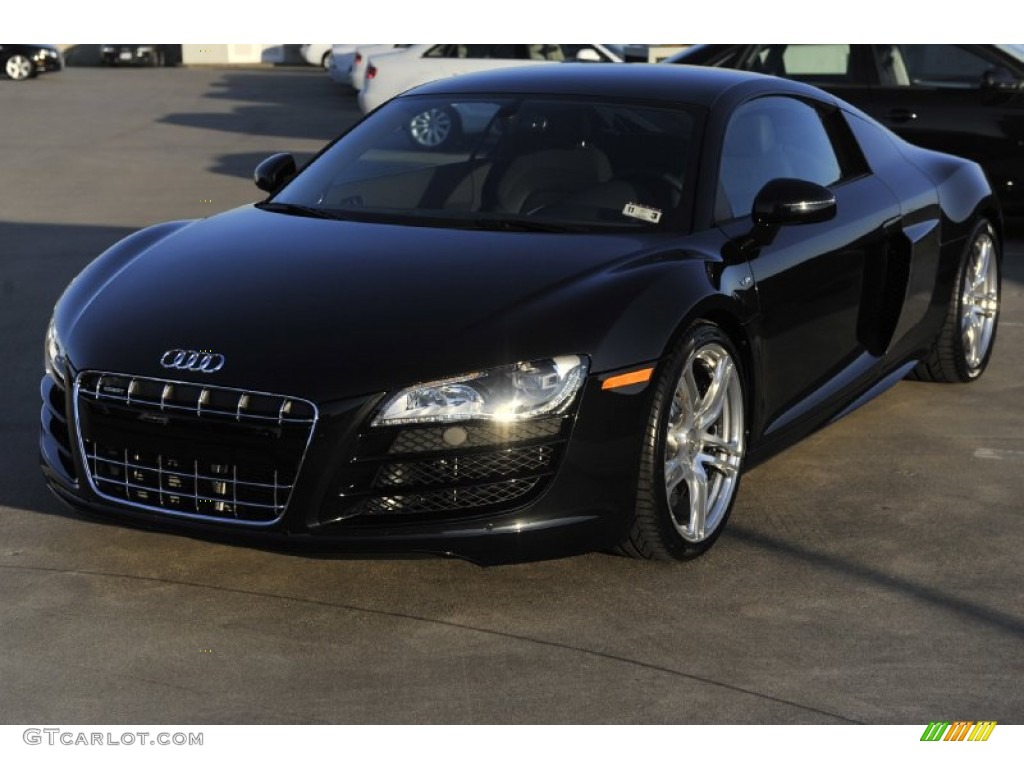 Phantom Black Pearl Effect 2012 Audi R8 5.2 FSI quattro Exterior Photo #56652213
