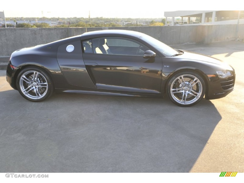 Phantom Black Pearl Effect 2012 Audi R8 5.2 FSI quattro Exterior Photo #56652264