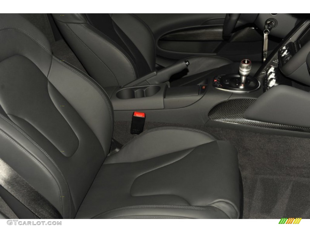 Black Interior 2012 Audi R8 5.2 FSI quattro Photo #56652474