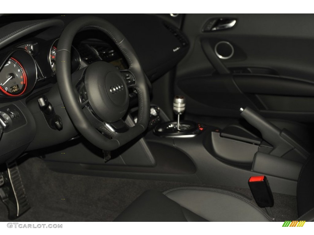 Black Interior 2012 Audi R8 5.2 FSI quattro Photo #56652630