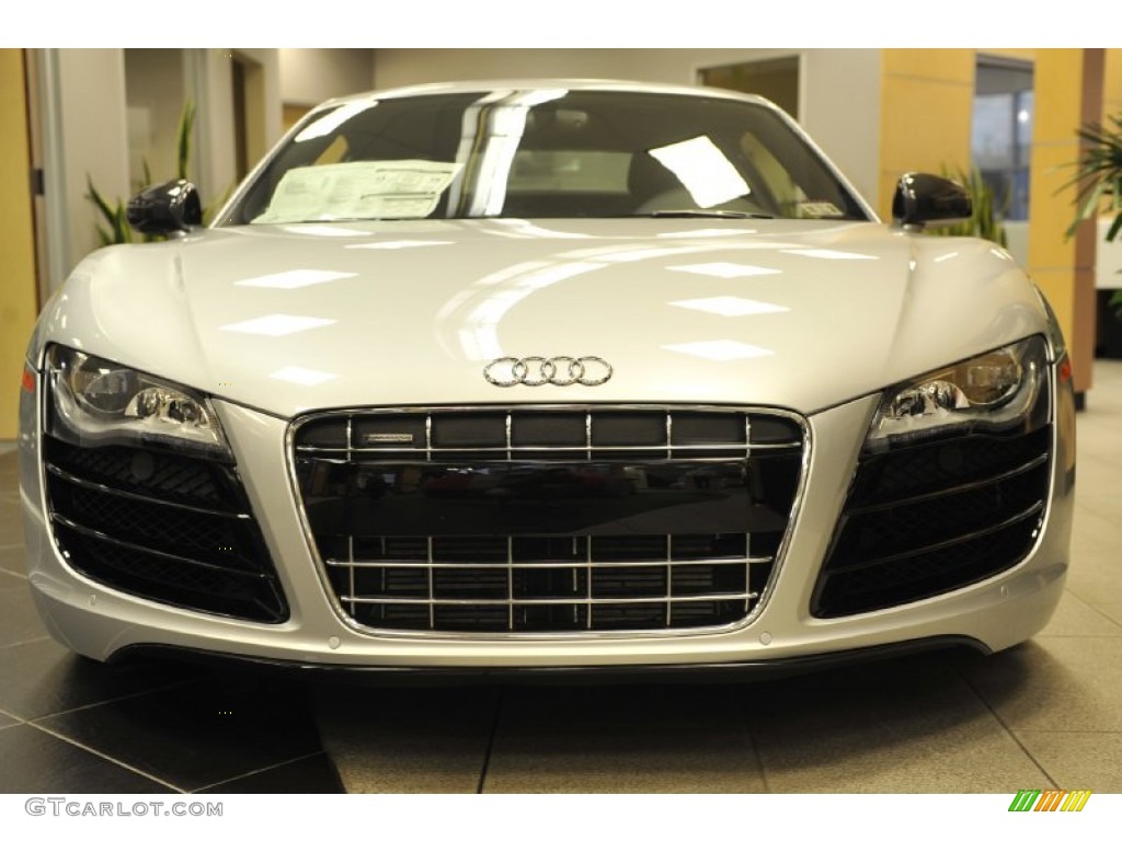 Ice Silver Metallic 2012 Audi R8 5.2 FSI quattro Exterior Photo #56652877