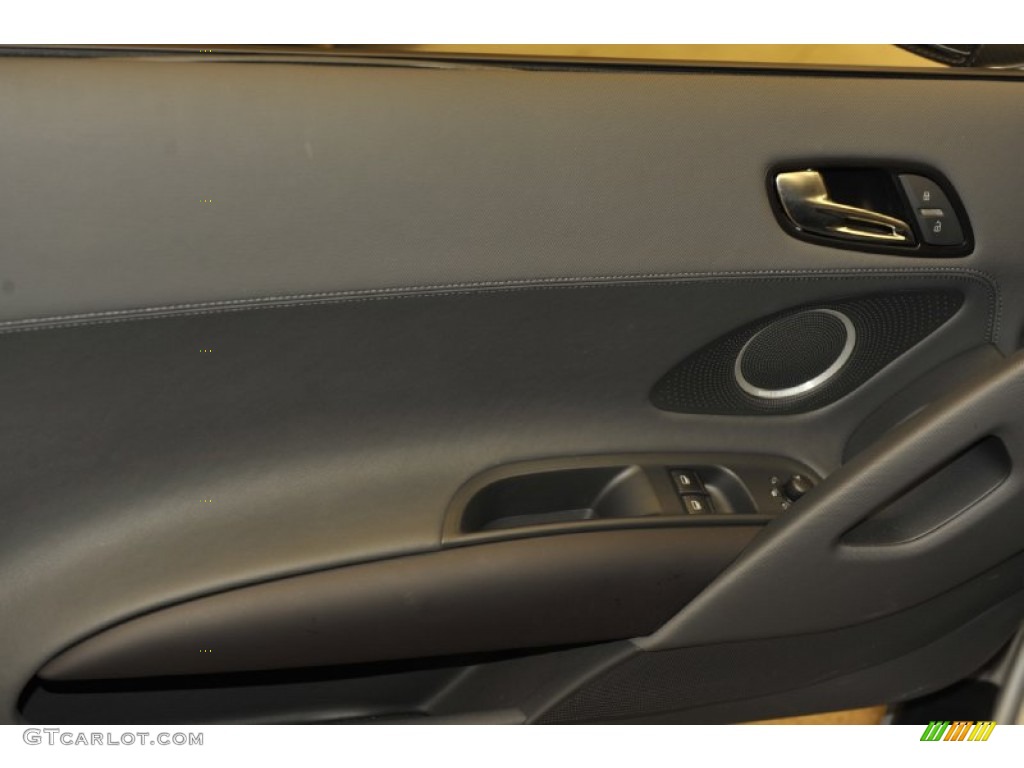 2012 Audi R8 5.2 FSI quattro Black Door Panel Photo #56652945