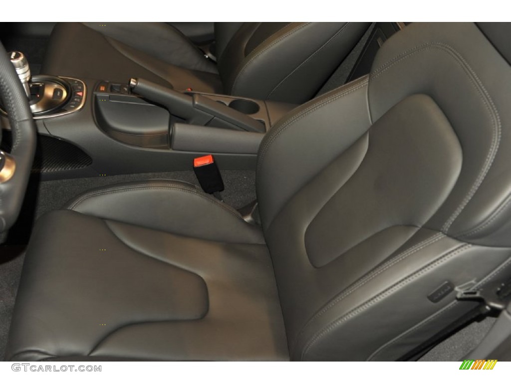Black Interior 2012 Audi R8 Spyder 5.2 FSI quattro Photo #56653311