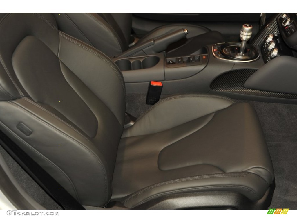 Black Interior 2012 Audi R8 Spyder 5.2 FSI quattro Photo #56653518