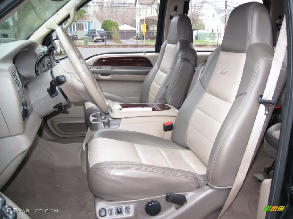 Medium Parchment Interior 2002 Ford Excursion Limited 4x4 Photo #56654133