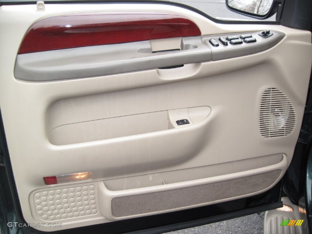 2002 Excursion Limited 4x4 - Aspen Green Metallic / Medium Parchment photo #29