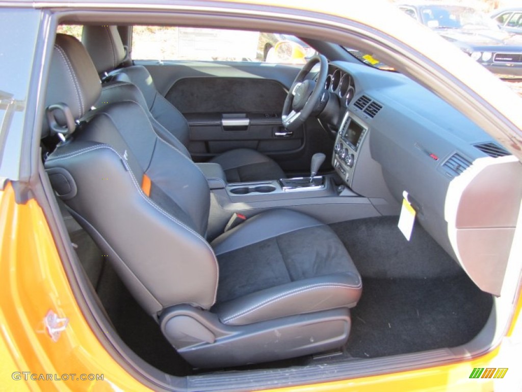Dark Slate Gray Interior 2012 Dodge Challenger SRT8 392 Photo #56655039