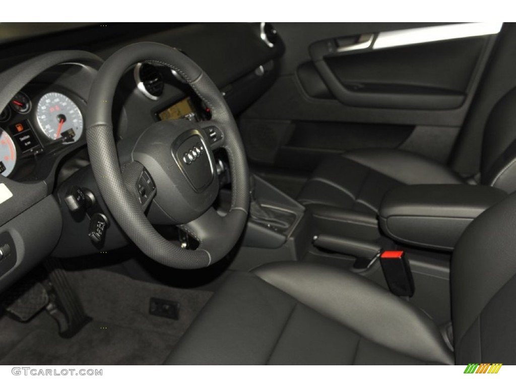 Black Interior 2012 Audi A3 2.0 TDI Photo #56655312
