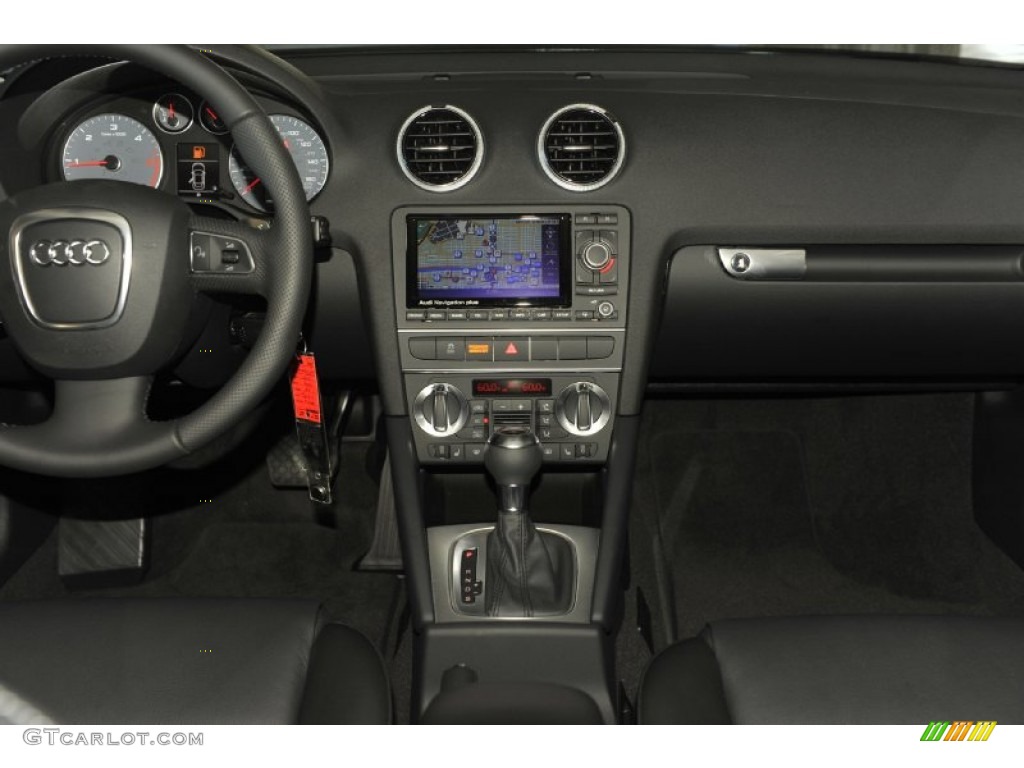 2012 Audi A3 2.0 TDI Black Dashboard Photo #56655426